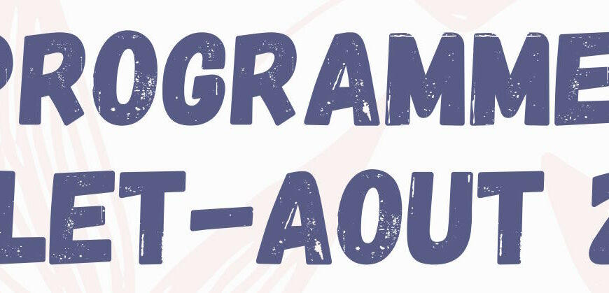 Programme de l’été
